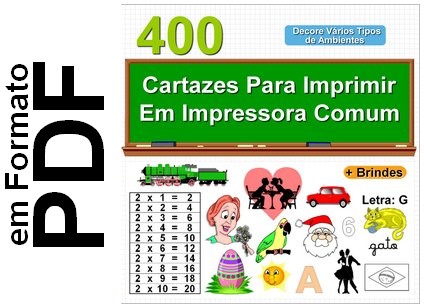 Cartazes Para Imprimir em Impressora Comum
